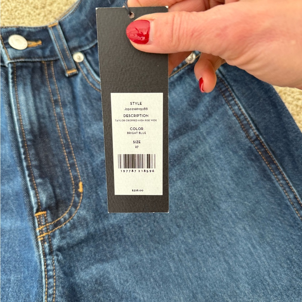NWT Veronica Beard Taylor Wide Leg Jean Size 27 - Picture 4 of 4